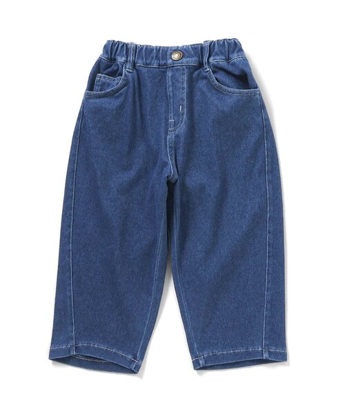 Ampersand（アンパサンド）の「バレルパンツ（デニムパンツ・キッズ・ネイビー/ブルー・80/90/100/110/120/130/140）」の6枚目の写真