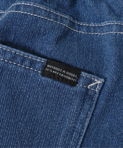 Ampersand（アンパサンド）の「バレルパンツ（デニムパンツ・キッズ・ネイビー/ブルー・80/90/100/110/120/130/140）」の12枚目の写真