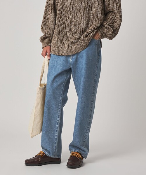 Steven Alan＞ 13.5oz デニム 5ポケット バギー パンツ（デニムパンツ