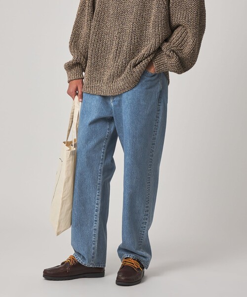 Steven Alan＞ 13.5oz デニム 5ポケット バギー パンツ（デニムパンツ
