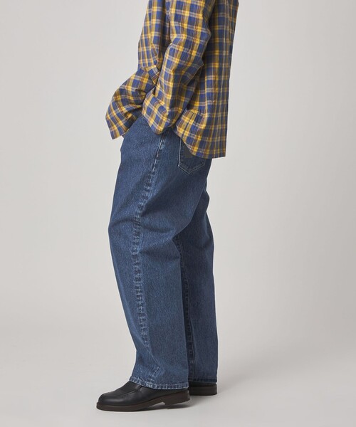 Steven Alan＞ 13.5oz デニム 5ポケット バギー パンツ（デニムパンツ