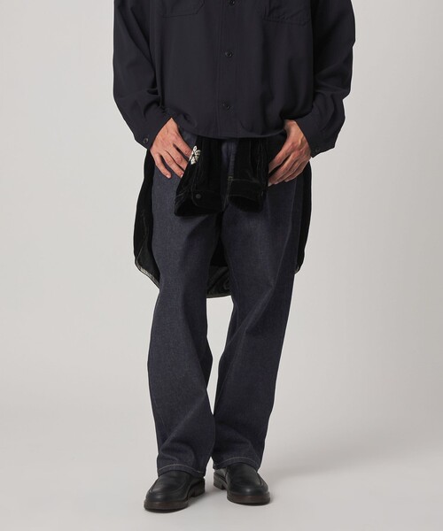 Steven Alan＞ 13.5oz デニム 5ポケット バギー パンツ（デニムパンツ