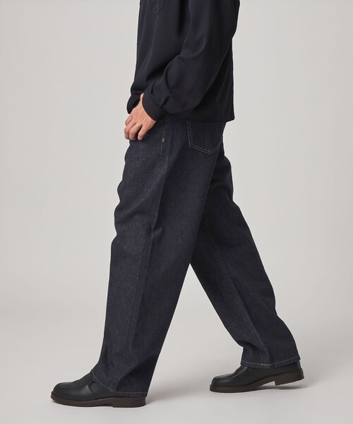 Steven Alan＞ 13.5oz デニム 5ポケット バギー パンツ（デニムパンツ