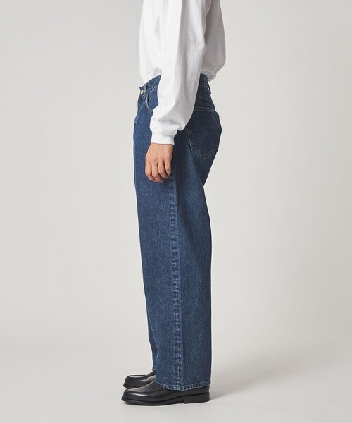 Steven Alan(スティーブンアラン)の「<Steven Alan> 13.5oz デニム 5ポケット バギー パンツ(デニムパンツ・メンズ・ターコイズブルー/ダークグレー/ロイヤルブルー/ネイビー・30inch/31inch/32inch/33inch/34inch)」の6枚目の写真