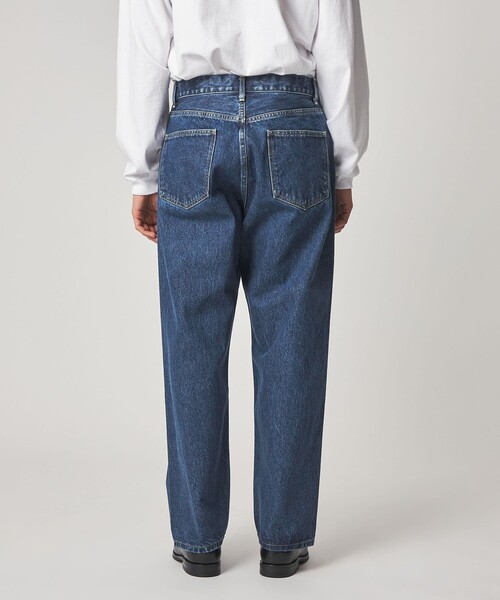 Steven Alan(スティーブンアラン)の「<Steven Alan> 13.5oz デニム 5ポケット バギー パンツ(デニムパンツ・メンズ・ターコイズブルー/ダークグレー/ロイヤルブルー/ネイビー・30inch/31inch/32inch/33inch/34inch)」の7枚目の写真