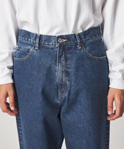 Steven Alan(スティーブンアラン)の「<Steven Alan> 13.5oz デニム 5ポケット バギー パンツ(デニムパンツ・メンズ・ターコイズブルー/ダークグレー/ロイヤルブルー/ネイビー・30inch/31inch/32inch/33inch/34inch)」の8枚目の写真