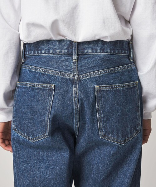 Steven Alan(スティーブンアラン)の「<Steven Alan> 13.5oz デニム 5ポケット バギー パンツ(デニムパンツ・メンズ・ターコイズブルー/ダークグレー/ロイヤルブルー/ネイビー・30inch/31inch/32inch/33inch/34inch)」の9枚目の写真