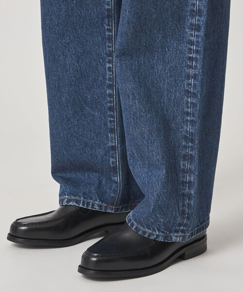 Steven Alan(スティーブンアラン)の「<Steven Alan> 13.5oz デニム 5ポケット バギー パンツ(デニムパンツ・メンズ・ターコイズブルー/ダークグレー/ロイヤルブルー/ネイビー・30inch/31inch/32inch/33inch/34inch)」の12枚目の写真