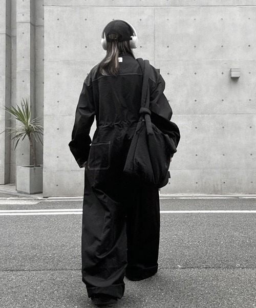 セール】Out Stitch Jump Suit/アウトステッチジャンプスーツ【unisex