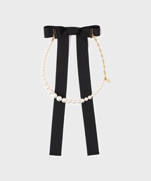 GRACE CONTINENTAL（グレースコンチネンタル）の「パールリボンネックレス（ネックレス）」