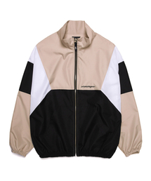 URBAN PLAYERS（アーバンプレイヤーズ）の「ニュイング オーバーサイズ ウィンドブレーカー ジャケット (ベージュ)（ナイロンジャケット）」