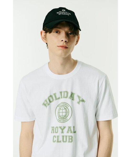 ROYAL CLUB HOLIDAY(ロイヤルクラブホリデー)の「セミオーバーフィットロイヤルキャンパス半袖Tシャツホワイト(Tシャツ/カットソー・メンズ・その他・MEDIUM/LARGE)」の2枚目の写真