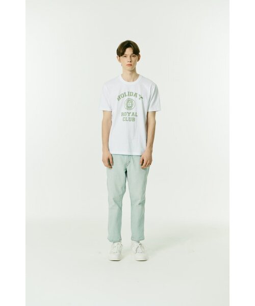 ROYAL CLUB HOLIDAY(ロイヤルクラブホリデー)の「セミオーバーフィットロイヤルキャンパス半袖Tシャツホワイト(Tシャツ/カットソー・メンズ・その他・MEDIUM/LARGE)」の5枚目の写真