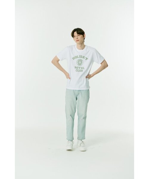 ROYAL CLUB HOLIDAY(ロイヤルクラブホリデー)の「セミオーバーフィットロイヤルキャンパス半袖Tシャツホワイト(Tシャツ/カットソー・メンズ・その他・MEDIUM/LARGE)」の8枚目の写真