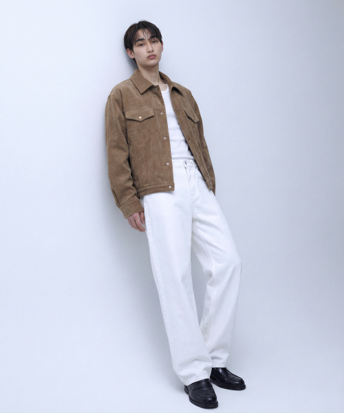 NOTUSUAL（ノットユージュアル）の「ノーマルウォッシングコットンパンツ_[ホワイト]（デニムパンツ・レディース・ホワイト・SMALL/LARGE/MEDIUM/X-LARGE）」の10枚目の写真