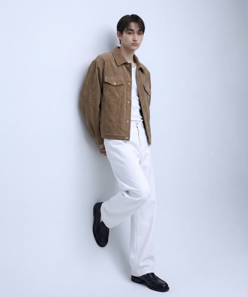 NOTUSUAL（ノットユージュアル）の「ノーマルウォッシングコットンパンツ_[ホワイト]（デニムパンツ・レディース・ホワイト・SMALL/LARGE/MEDIUM/X-LARGE）」の11枚目の写真