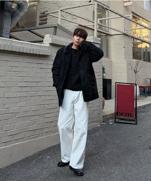 NOTUSUAL（ノットユージュアル）の「ノーマルウォッシングコットンパンツ_[ホワイト]（デニムパンツ・レディース・ホワイト・SMALL/LARGE/MEDIUM/X-LARGE）」の15枚目の写真