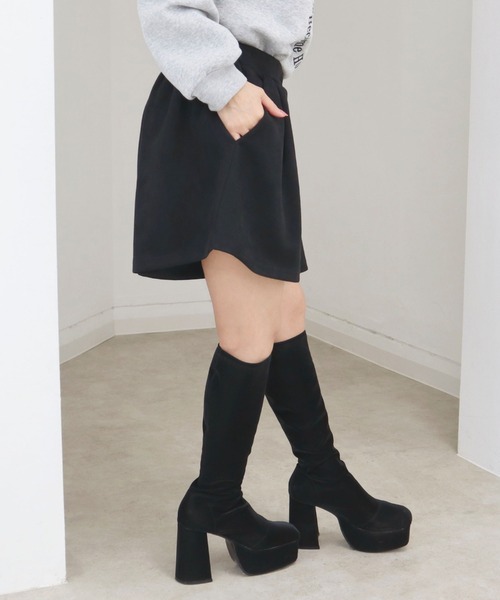 CECIL McBEE（セシルマクビー）の「スエードポンチショートパンツ（その他パンツ・レディース・ブラック・MEDIUM/LARGE）」の7枚目の写真