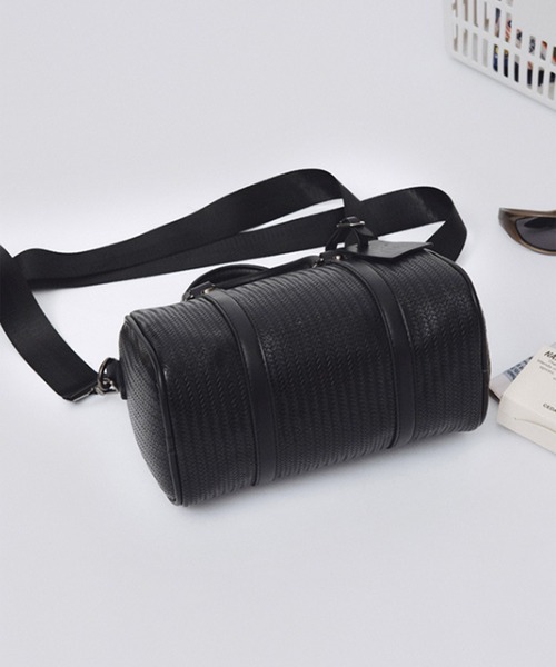 WESTBOY(ウエストボーイ)の「ユニセックス レザーライク ミニボストン ショルダーバッグ WO25W10BG16(ショルダーバッグ・メンズ・ブラック・FREE)」の7枚目の写真