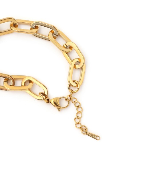 colleca la（コレカラ）の「[stainless]ボリュームレオンチェーンブレスレット〈金属アレルギー対応〉（ブレスレット・レディース・シルバー/ゴールド・FREE）」の9枚目の写真