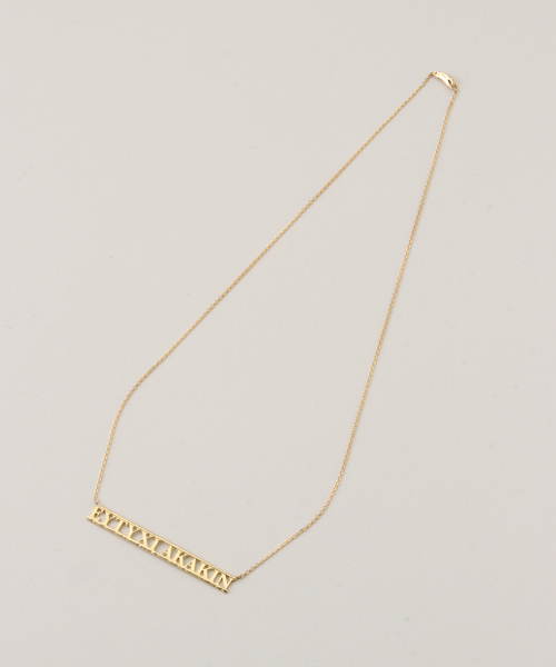 IENA（イエナ）の「GIGI/ジジ Inscription nl ネックレス A10008（ネックレス・レディース・ゴールド・FREE）」の2枚目の写真