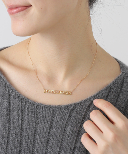 IENA（イエナ）の「GIGI/ジジ Inscription nl ネックレス A10008（ネックレス・レディース・ゴールド・FREE）」の8枚目の写真