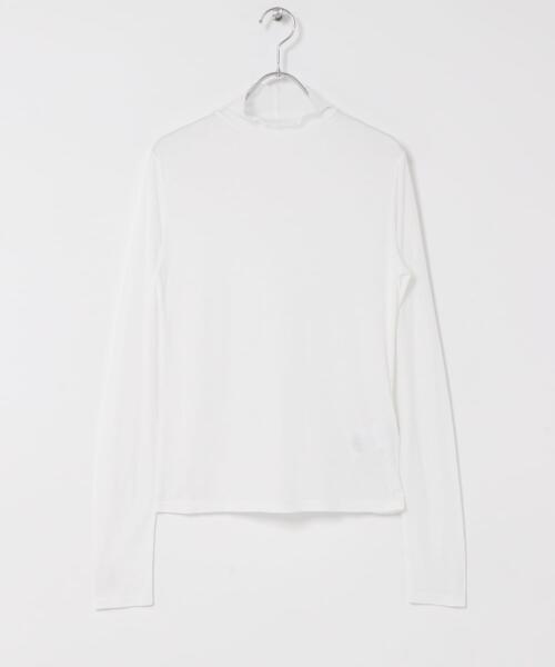 SENSE OF PLACE by URBAN RESEARCH（センスオブプレイスバイアーバンリサーチ）の「シアーハイネックカットトップ（Tシャツ/カットソー・レディース・オフホワイト/ブラック/ピンク・ONE）」の15枚目の写真