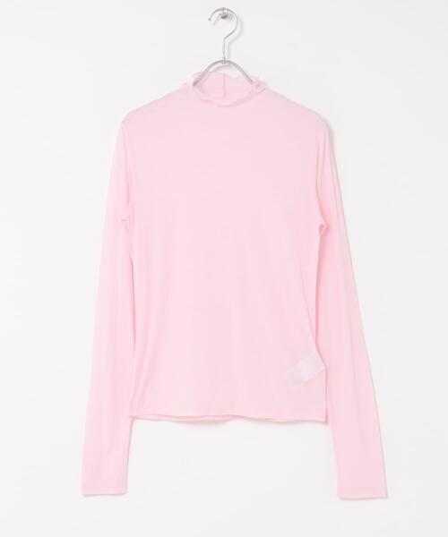 SENSE OF PLACE by URBAN RESEARCH（センスオブプレイスバイアーバンリサーチ）の「シアーハイネックカットトップ（Tシャツ/カットソー・レディース・オフホワイト/ブラック/ピンク・ONE）」の20枚目の写真