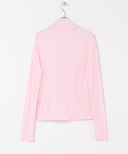 SENSE OF PLACE by URBAN RESEARCH（センスオブプレイスバイアーバンリサーチ）の「シアーハイネックカットトップ（Tシャツ/カットソー・レディース・オフホワイト/ブラック/ピンク・ONE）」の21枚目の写真