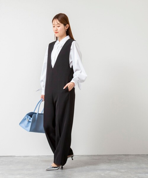 NOLLEY’S（ノーリーズ）の「ウォッシャブル袖リボン付きボリュームシャツ（シャツ/ブラウス・レディース・サックスブルー/イエロー/ホワイト・38）」の13枚目の写真