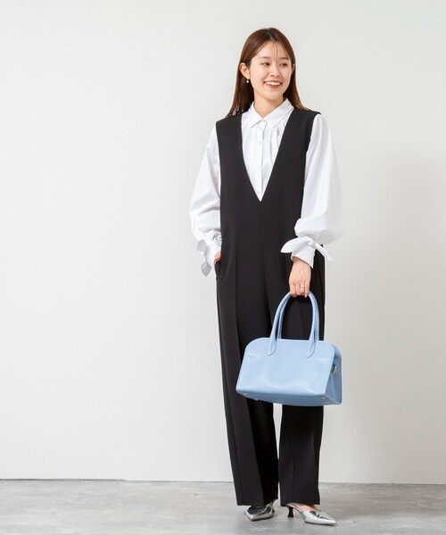 NOLLEY’S（ノーリーズ）の「ウォッシャブル袖リボン付きボリュームシャツ（シャツ/ブラウス・レディース・サックスブルー/イエロー/ホワイト・38）」の14枚目の写真