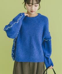 ITEMS URBANRESEARCH | フリルメローニット(ニット/セーター)