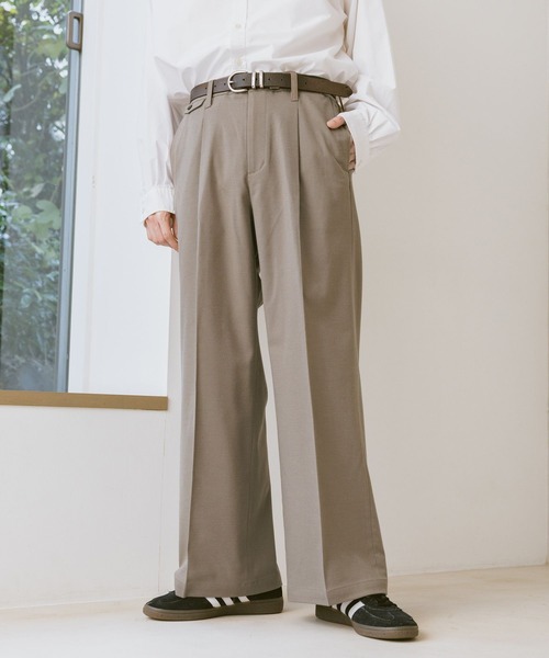 RAGEBLUE（レイジブルー）の「TRW Tuck Semi Wide Slacks/タック