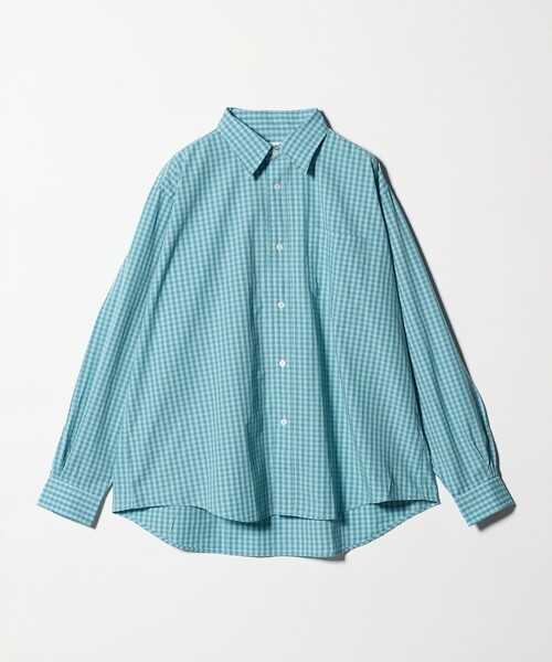 CITEN(シテン)の「<CITEN>スタンダードシャツ ギンガムチェック(シャツ/ブラウス・メンズ・ライトブルー/ベージュ・S/M/L)」の13枚目の写真