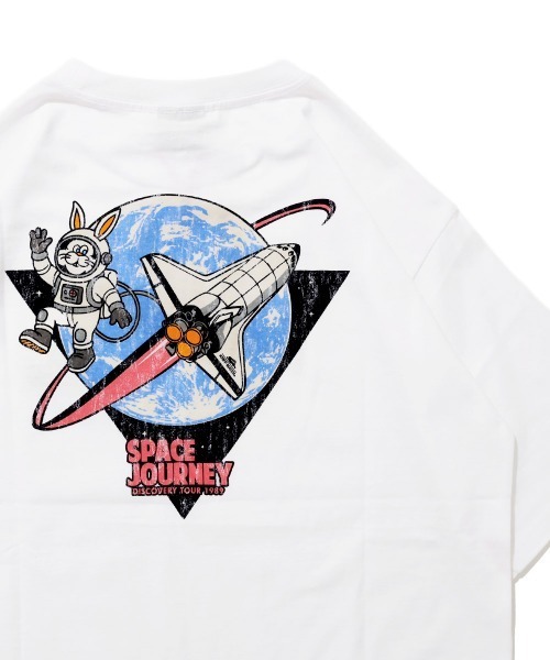 KRIFF MAYER(クリフメイヤー)の「【綿100%】クリフラビット半袖T(宇宙)(Tシャツ/カットソー・メンズ・イエロー/チャコール/ネイビー/ミント/オフホワイト・MEDIUM/X-LARGE/LARGE)」の2枚目の写真