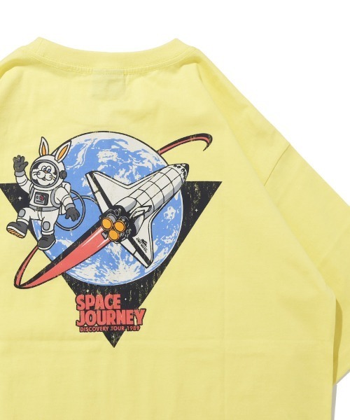 KRIFF MAYER(クリフメイヤー)の「【綿100%】クリフラビット半袖T(宇宙)(Tシャツ/カットソー・メンズ・イエロー/チャコール/ネイビー/ミント/オフホワイト・MEDIUM/X-LARGE/LARGE)」の5枚目の写真