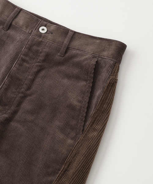 SimplyComplicated(シンプリーコンプリケイテッド)の「SimplyComplicated/シンプリーコンプリケイテッド CORD TWIST WORK PATNS(その他パンツ・メンズ・ブラウン/カーキ・1/2)」の4枚目の写真