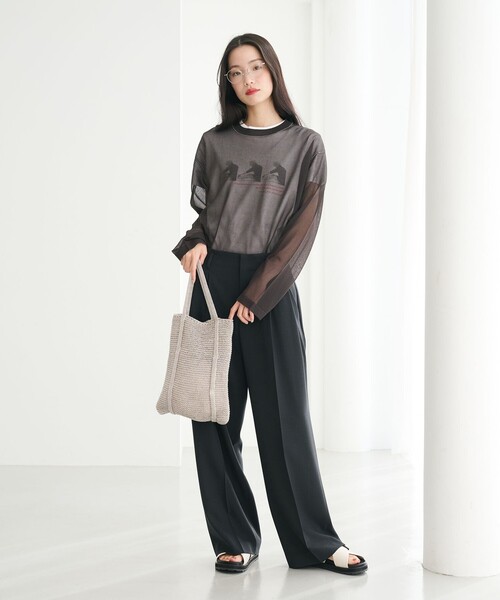 BEAUTY&YOUTH UNITED ARROWS(ビューティーアンドユースユナイテッドアローズ)の「メタルコード ミニ トートバッグ(トートバッグ・レディース・シルバー/ゴールド/ブラウン/ライム・FREE)」の16枚目の写真