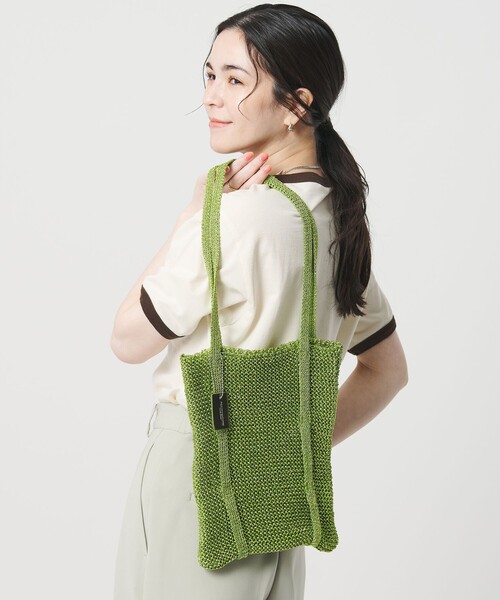 BEAUTY&YOUTH UNITED ARROWS(ビューティーアンドユースユナイテッドアローズ)の「メタルコード ミニ トートバッグ(トートバッグ・レディース・シルバー/ゴールド/ブラウン/ライム・FREE)」の12枚目の写真