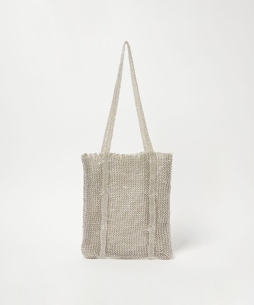 BEAUTY&YOUTH UNITED ARROWS(ビューティーアンドユースユナイテッドアローズ)の「メタルコード ミニ トートバッグ(トートバッグ・レディース・シルバー/ゴールド/ブラウン/ライム・FREE)」の6枚目の写真