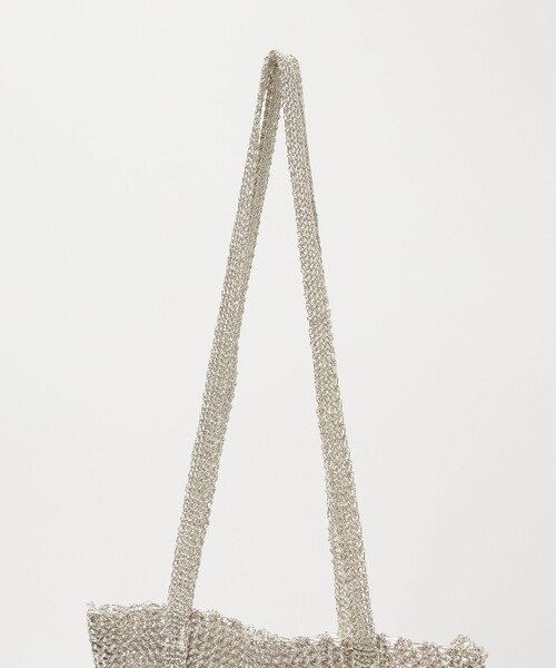 BEAUTY&YOUTH UNITED ARROWS(ビューティーアンドユースユナイテッドアローズ)の「メタルコード ミニ トートバッグ(トートバッグ・レディース・シルバー/ゴールド/ブラウン/ライム・FREE)」の7枚目の写真