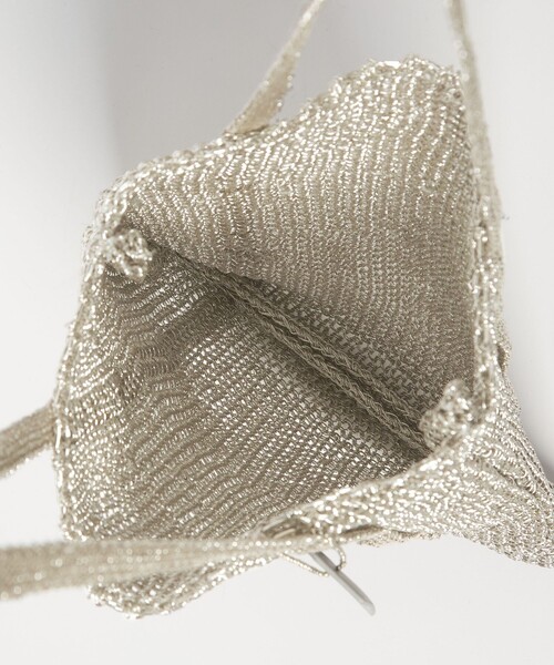 BEAUTY&YOUTH UNITED ARROWS(ビューティーアンドユースユナイテッドアローズ)の「メタルコード ミニ トートバッグ(トートバッグ・レディース・シルバー/ゴールド/ブラウン/ライム・FREE)」の9枚目の写真