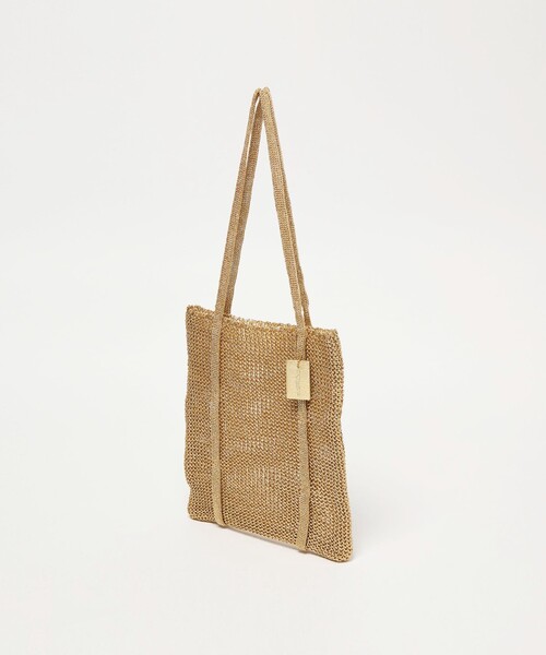 BEAUTY&YOUTH UNITED ARROWS(ビューティーアンドユースユナイテッドアローズ)の「メタルコード ミニ トートバッグ(トートバッグ・レディース・シルバー/ゴールド/ブラウン/ライム・FREE)」の7枚目の写真