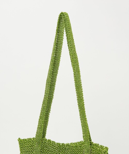 BEAUTY&YOUTH UNITED ARROWS(ビューティーアンドユースユナイテッドアローズ)の「メタルコード ミニ トートバッグ(トートバッグ・レディース・シルバー/ゴールド/ブラウン/ライム・FREE)」の18枚目の写真