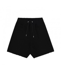 LOGO SWEAT SHORT(Black)