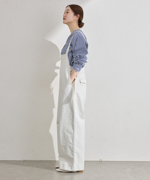 IENA（イエナ）の「デッキサロペット（つなぎ/オールインワン・レディース・ホワイト・38/36）」の5枚目の写真