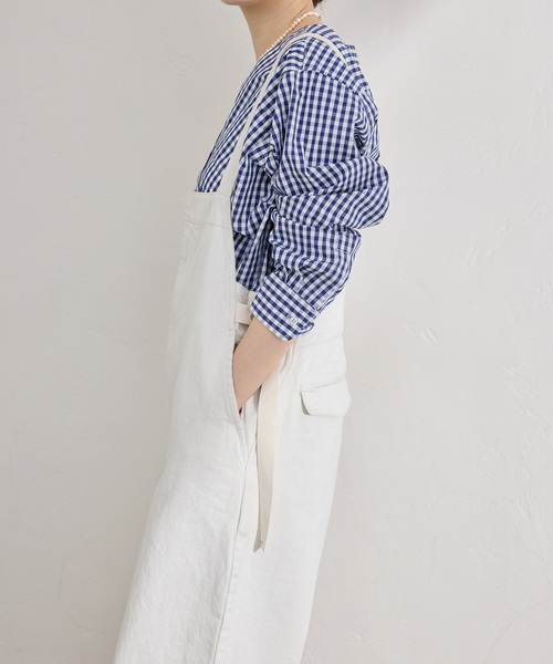 IENA（イエナ）の「デッキサロペット（つなぎ/オールインワン・レディース・ホワイト・38/36）」の7枚目の写真