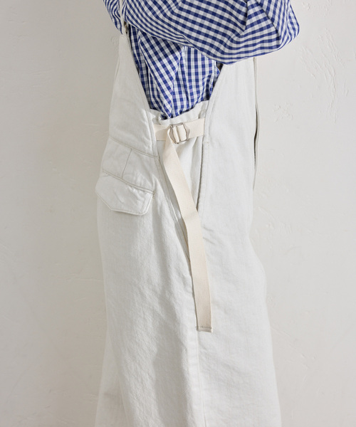 IENA（イエナ）の「デッキサロペット（つなぎ/オールインワン・レディース・ホワイト・38/36）」の9枚目の写真