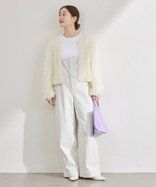 IENA（イエナ）の「デッキサロペット（つなぎ/オールインワン・レディース・ホワイト・38/36）」の10枚目の写真