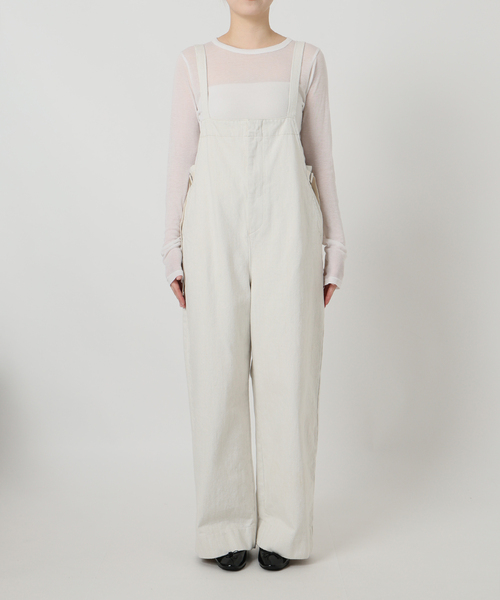 IENA（イエナ）の「デッキサロペット（つなぎ/オールインワン・レディース・ホワイト・38/36）」の12枚目の写真